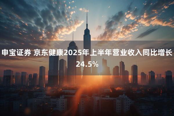 申宝证券 京东健康2025年上半年营业收入同比增长24.5%